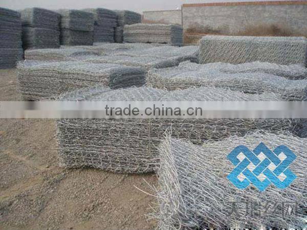 2mX1mX1m galvanized gabion box/pvc coated gabion basket