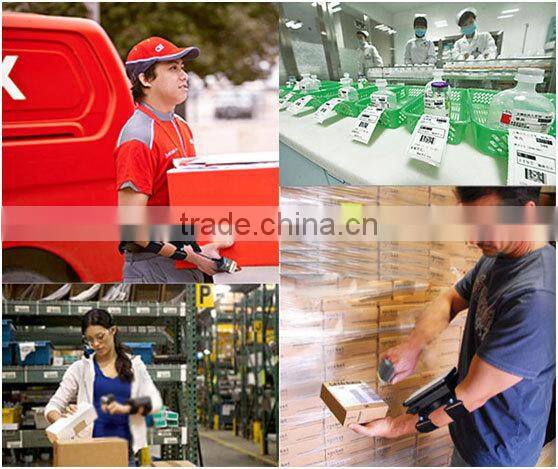 Bluetooth 1D 2D barcode scanner with wearable IOS /android / win data collector terminal WT01