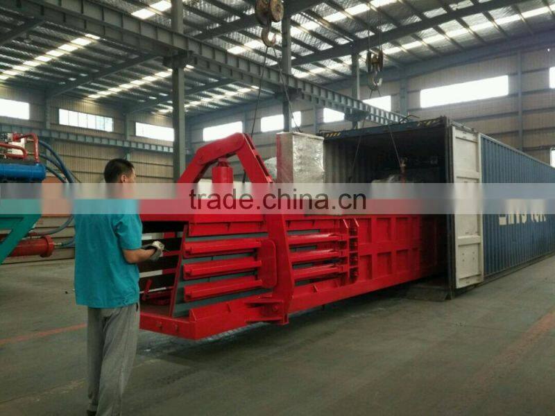 Automatic wastepaper baler/ cardboard baler/ horizontal baler