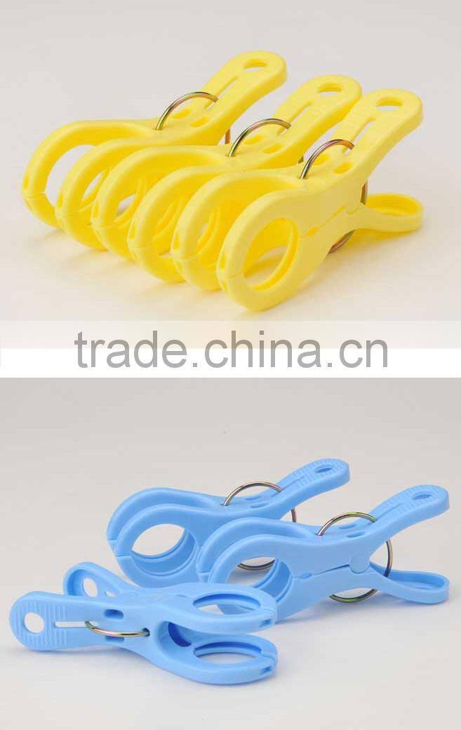 3pcs/Pack plastic Wire Clothes Clips Pegs Windproof Clip