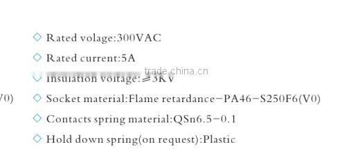 HEIGHT Hot Sale PX78703 Relay Socket /17 pin Relay Socket/general relay socket with High Quality Factory Price