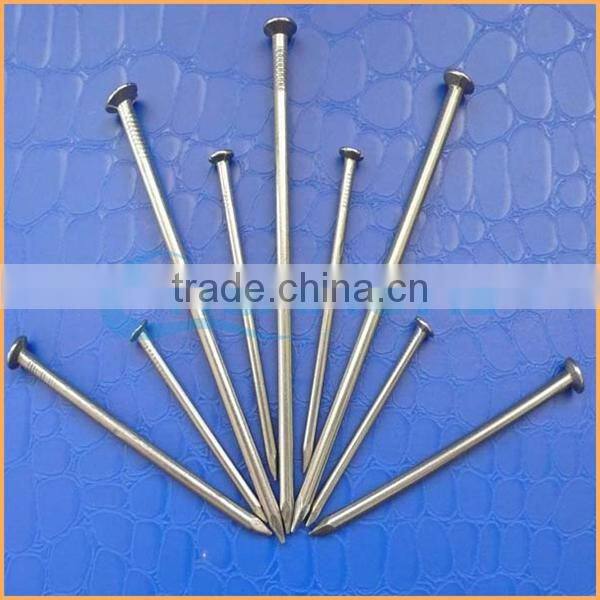 Manufacture high quality low price iron nail 1 kg per box 25kgs per carton factory price