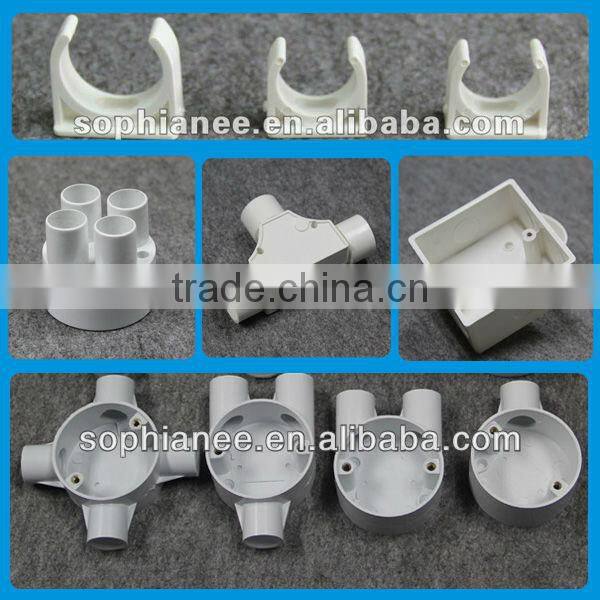 Wholesale Full Size Electrical White PVC Plastic Pipes