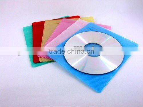 Factory Wholesale non-woven plastic cd/dvd sleeves