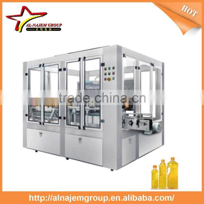 edible oils bottle, factory price blowing machines and bottle labeling machines