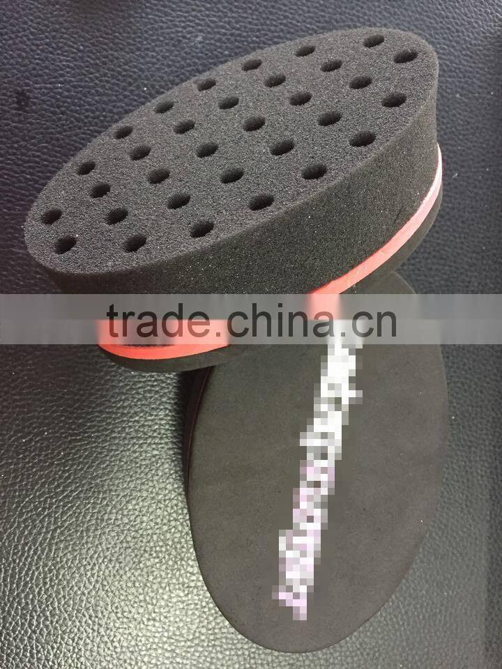 Double Sided Magic Hair Twist Sponge Dreads Twisting Locks Dreadlocks Curl Brush Sponge 46 Holes+22 Holes