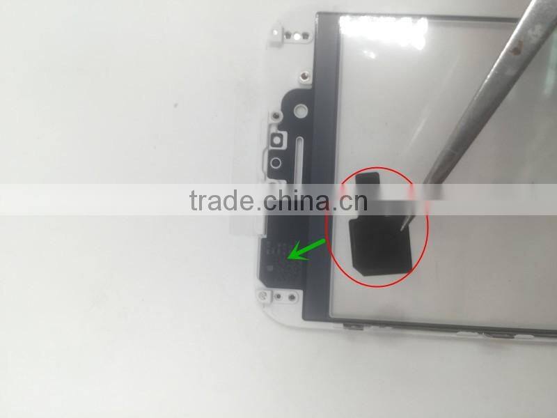 Qr code sticker small black sticker security sticker for iphone 6 glass lens for iphone 6 plus glass