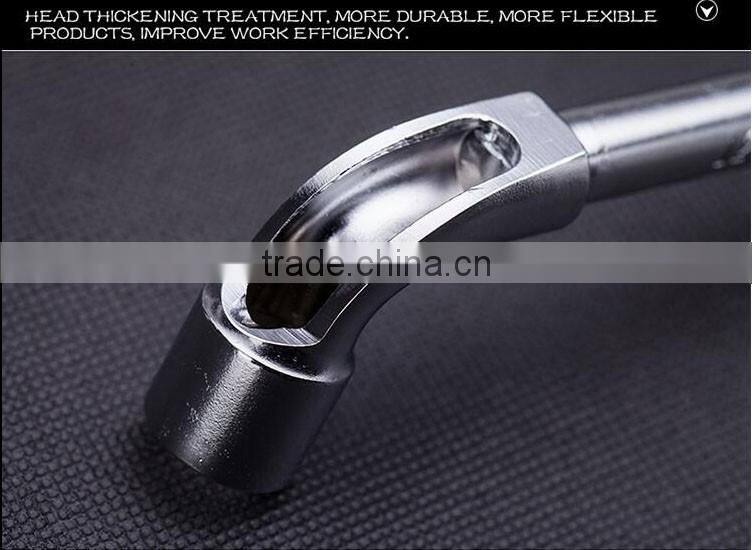 perforation little l type pipe spanner