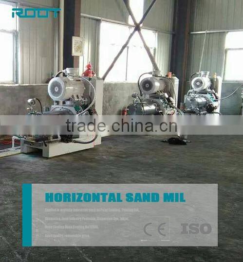 100l horizontal bead grinder for pigment paste production