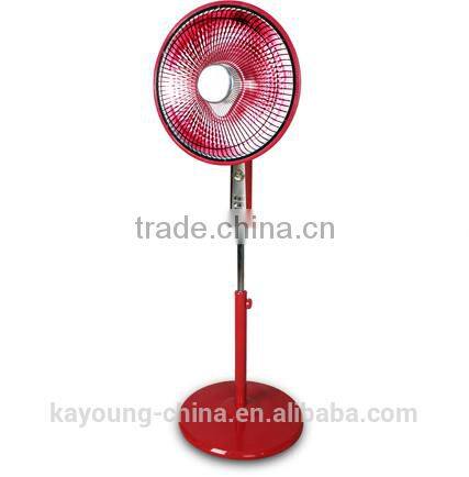 Popular high quality electric stand fan type heater for India approval heater fan manufacturer