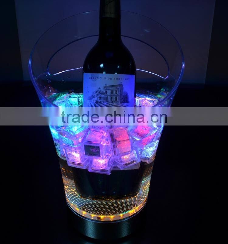 China made plastice rechargeable led bottle holder for champagne, martini, margarita...