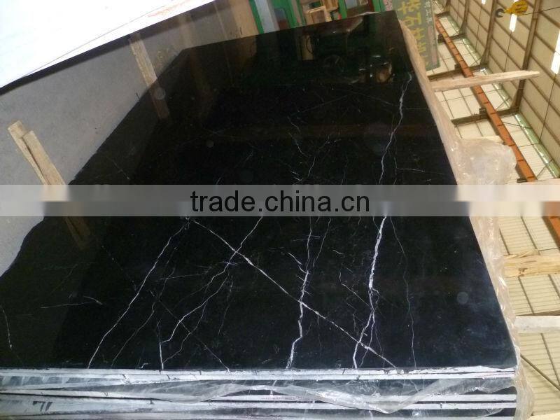 Cheap Black & Nero Marquina Marble Wall and Floor Tile