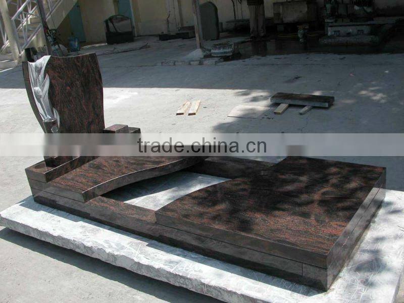 Aurora granite tombstone Poland style