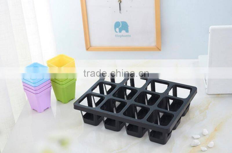 Plastic Flower Pot Rack -12 Grid