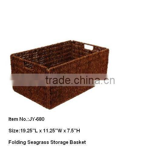 Household seagrass basket for wholesale