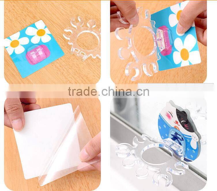 Q058 Creative cartoon style suction wall toothbrush holder