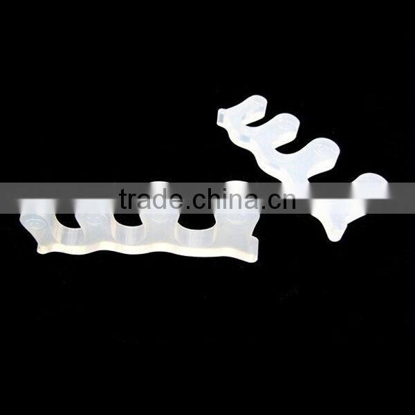 Beautifulpurple color silicone toe separator