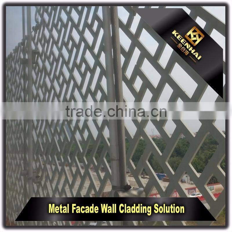 Laser Cut Indoor Decorative Aluminium Perforated Metal Wall Cladding Panels