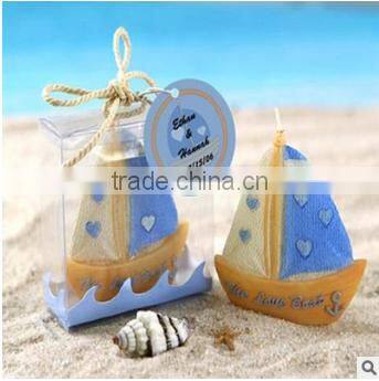 promotional gift sailing design scented candle