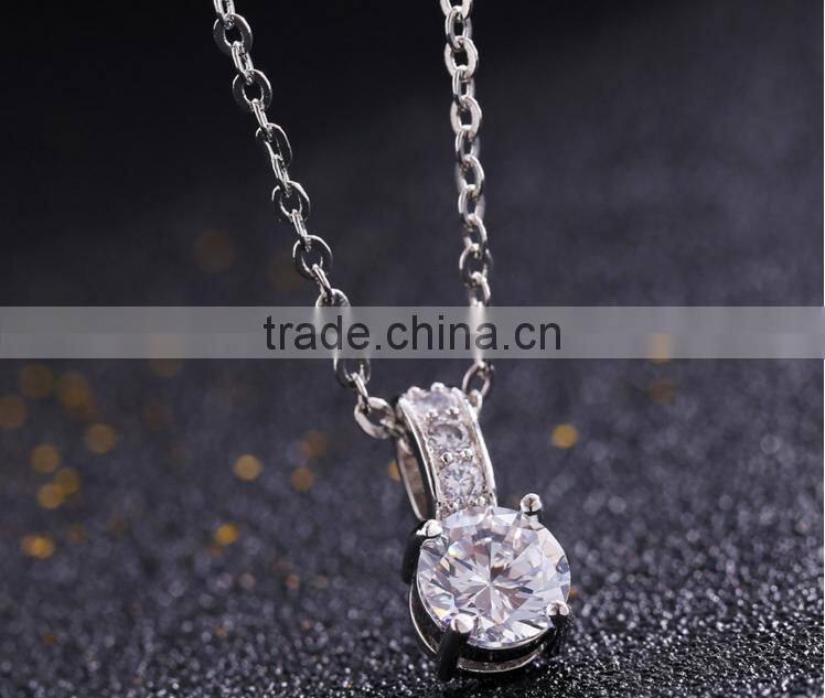 Wholesale Stock Small Order Fashion High Quality Single Drill Necklaces