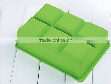 New Arrival 6 Lattices Silicone Ice Tray
