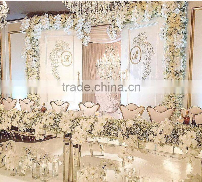 2017 modern rental wedding chair stainless steel chairs