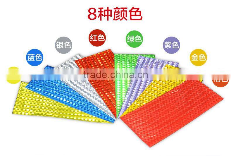 DIY reflective sticker on bike wheel