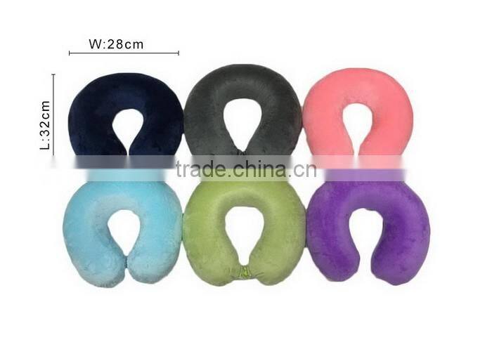 Memory Foam Neck Pillow Use as a Travel Pillow Work Pillow Stress Reducer Neck Aligner