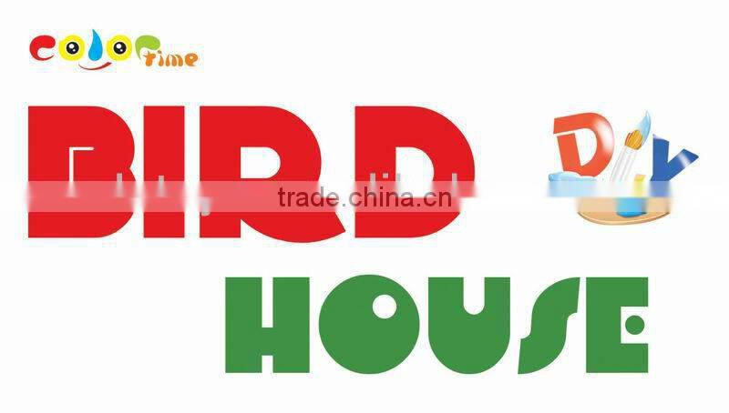 factory DIY Painting Wooden Bird House