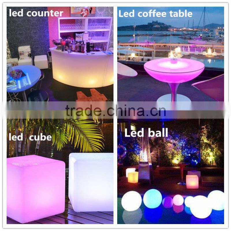 Led light ktv night games bar table luminous counter