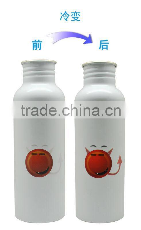 2016 promotional item cold color changing sport bottle hot selling item