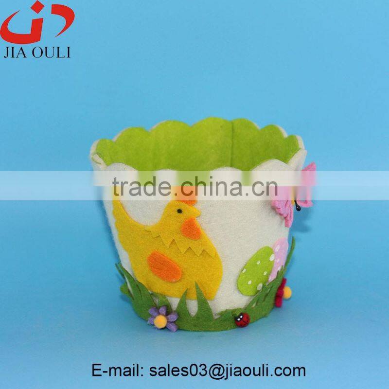 BSCI Audit Factory decorative ceramic chicken antique white ceramic rooster