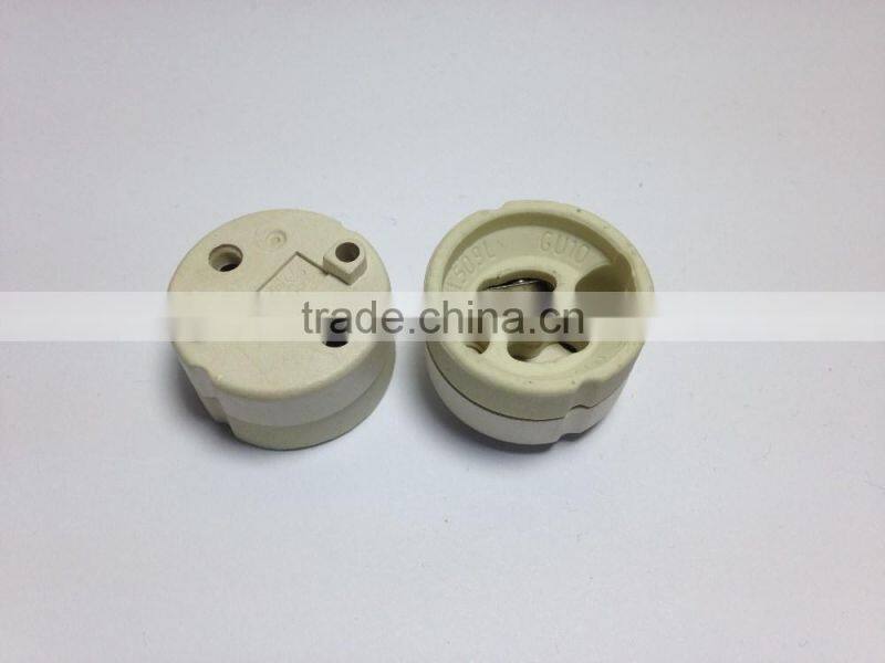 halogen Hot plug porcelain gu10 lampholder for led bulb