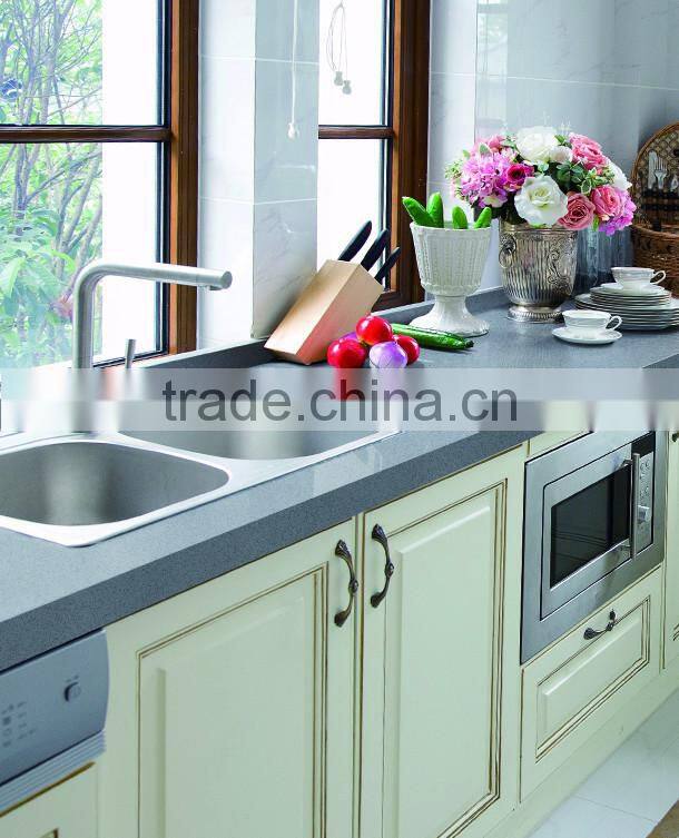 Artificial grey quartz stone for kitchen top