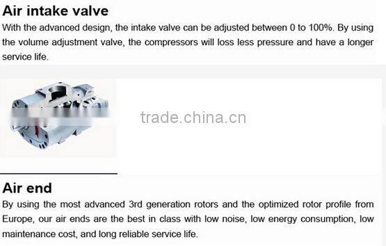 90KW 8bar electrical rotary screw compressor SMPE-16/8