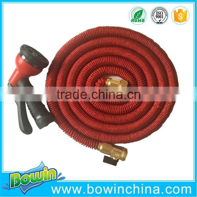 Low quantity order stongest red color newest flexiable garden hose 100FT