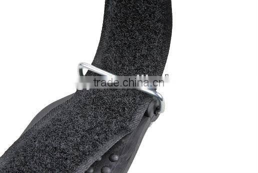 steel-studded snow and ice grippers