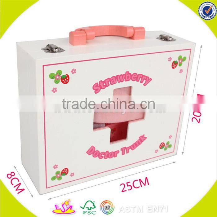 New Design Education kids wooden doctor set toy New type toy doctor kit on sale W10D107