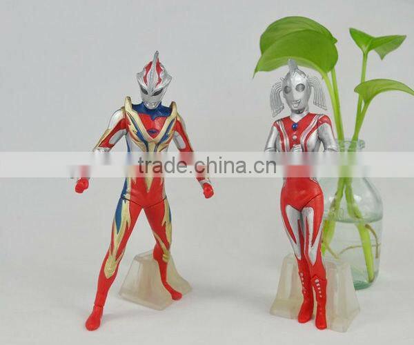 cartoon soft plastic robot toy for kids