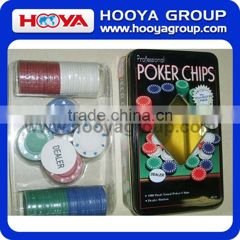 100PCS Poker Chips