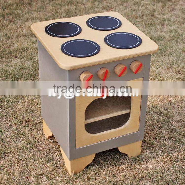 Pretend play kitchen toys wooden kids cooking set W10C301