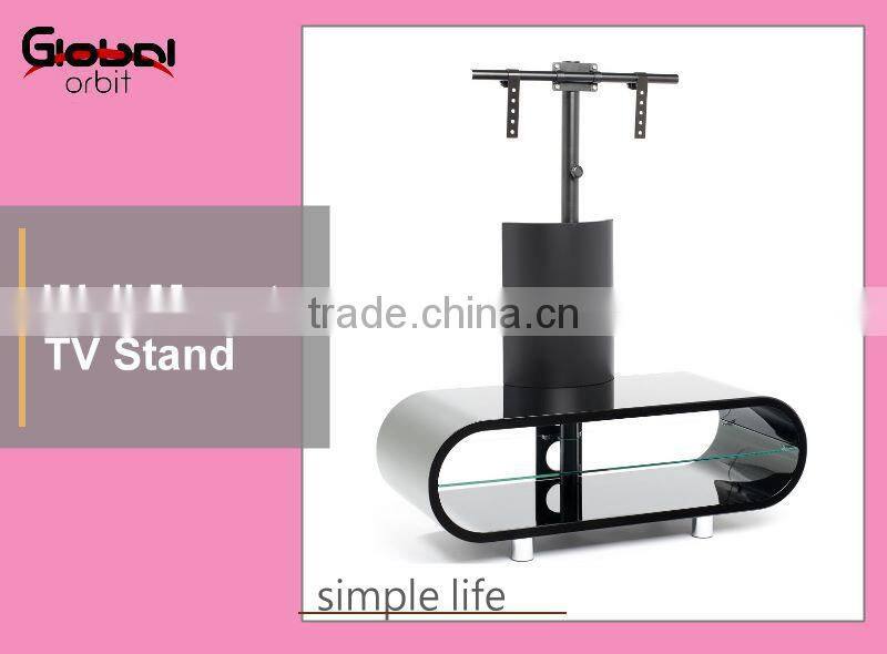 High Quality Modern Design Tempered Cheap Glass Corner TV Stand