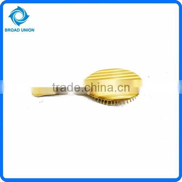 Wood Hair Comb Yellow Bottom Comb