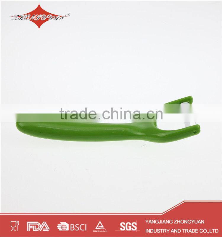non-stick manual julienne potato peeler with plastic handle