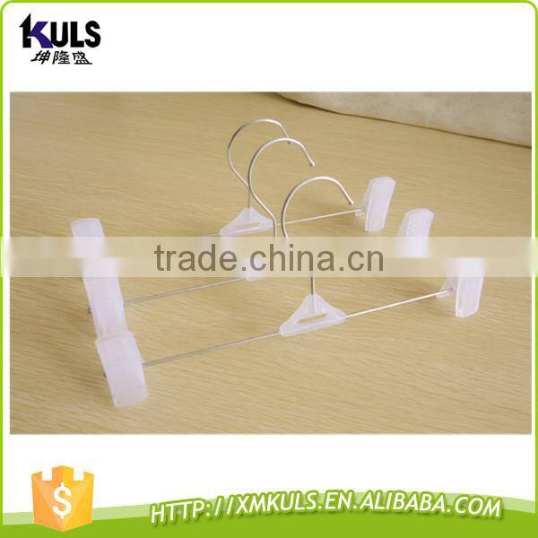 24CM Multi-functional anti-skid plastic pants clip plastic hanger for clothes
