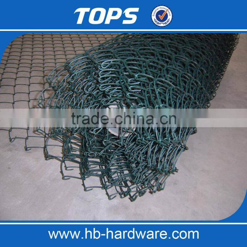 galvanized or PVC Coated Chain mesh Fence/decorative chain link fence