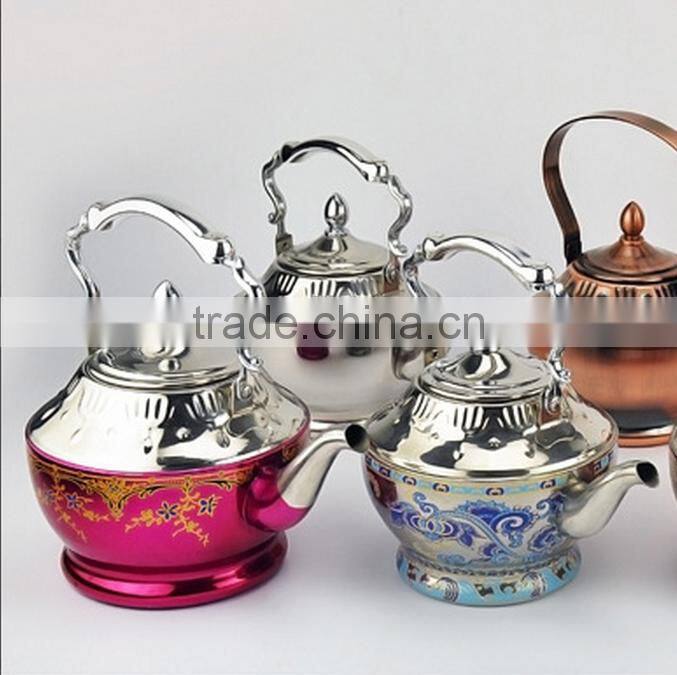 Hot sale 1.5l tea pot Stainless Steel Copper Kettle