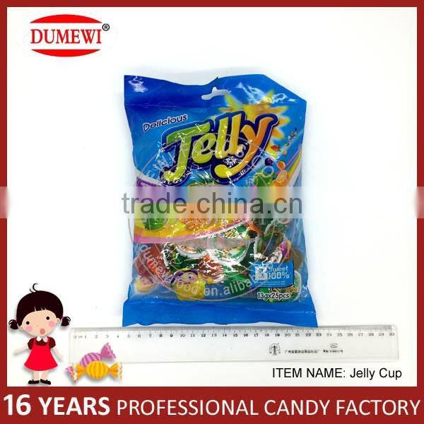 Mini Assorted Fruit Flavor Jelly Cup Candy
