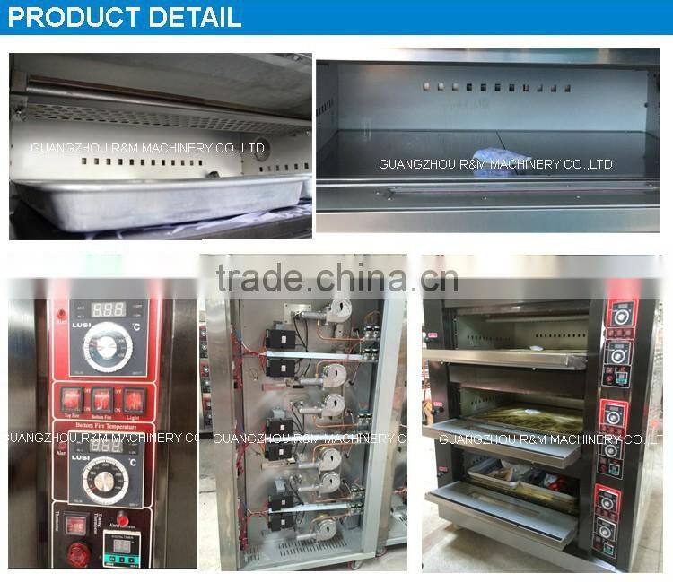3 Layer and 6 Tray Commercial Kitchen Lpg Gas Oven,Big Restaurant Oven
