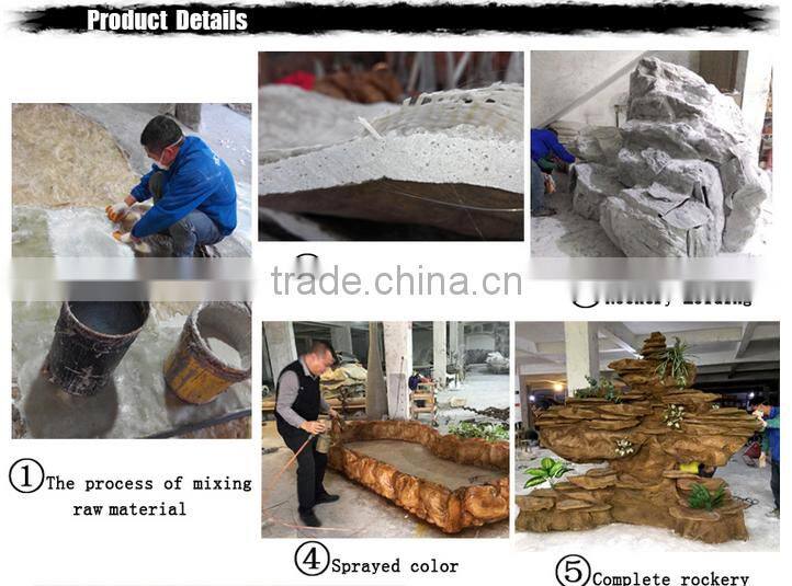 Artificial stone Fountain outdoor can be customized fiber glass artificial fountain for sale